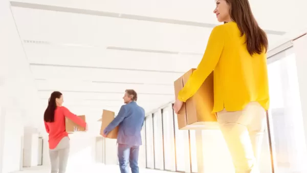 One of the advantages of small business loans are moving into a new office by growing the business