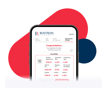Apply to Lender for finance application