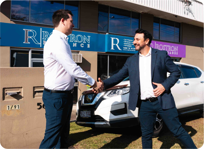 Shaking hands for personal loan agreement
